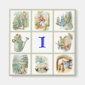 PETER RABBIT images personalised with the letter H Magnet