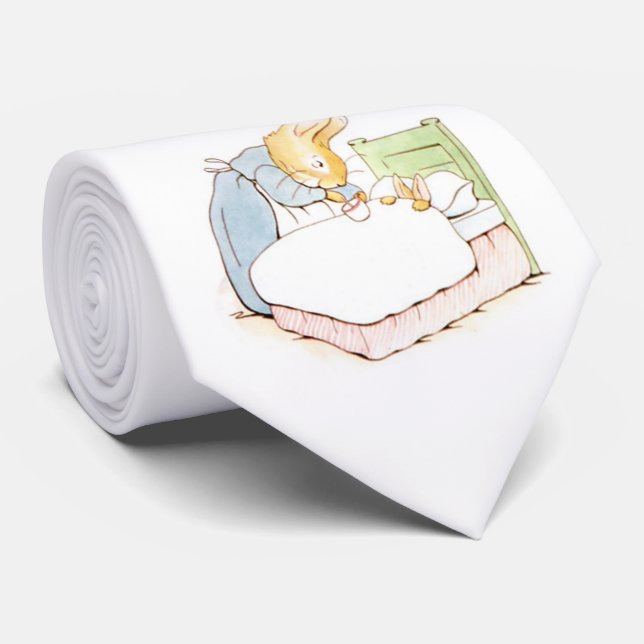 Peter Rabbit in Bed (Being Fed by his Mother) Tie (Rolled)
