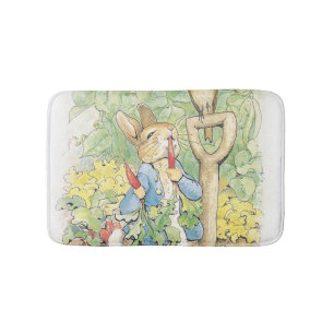 Peter Rabbit In The Garden - Beatrix Potter Bath Mat