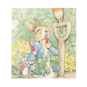 Peter Rabbit In The Garden - Beatrix Potter Notepad