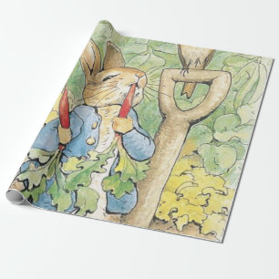 Peter Rabbit In The Garden - Beatrix Potter Wrapping Paper