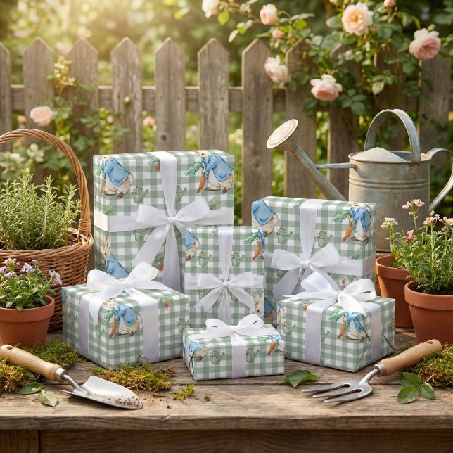 Peter Rabbit-Inspired Wrapping Paper Watercolor  (Creator Uploaded)