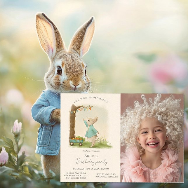 Peter Rabbit Kids Birthday&Game Invitation (Creator Uploaded)
