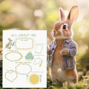 Peter Rabbit Kids Birthday&Game Postcard