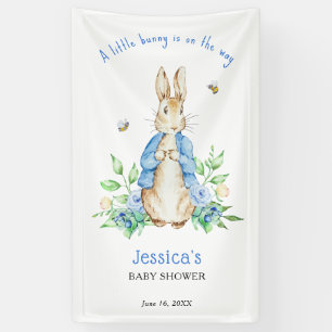 Peter Rabbit Little Bunny Baby Shower Banner