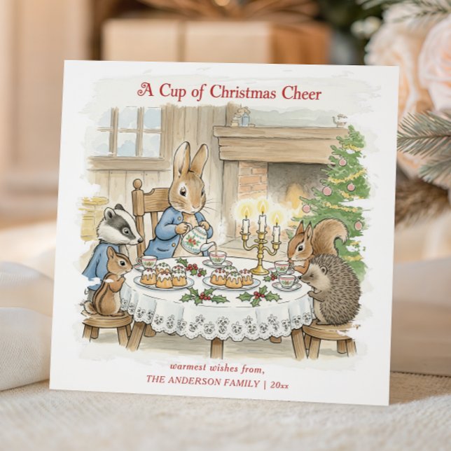 Peter Rabbit Magical Christmas Holiday Card (Creator Uploaded)