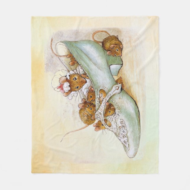 Peter Rabbit (mice 1)  Fleece Blanket (Front)