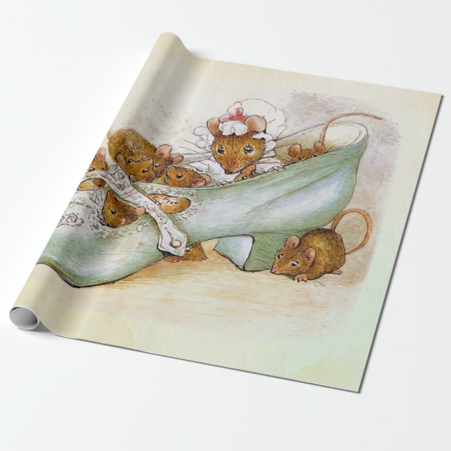 Peter Rabbit (mice 1) Wrapping Paper (Unrolled)