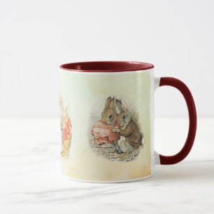 Peter Rabbit mix  Two-Tone Coffee Mug