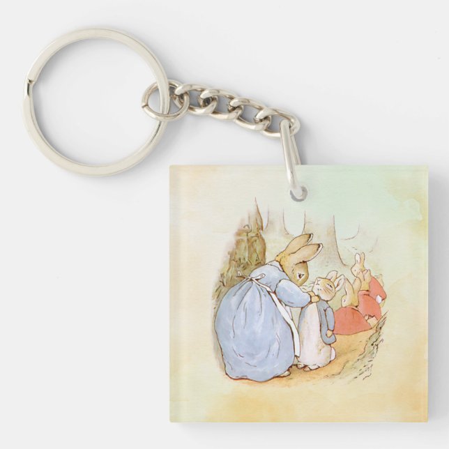 Peter Rabbit (mum) Key Ring (Front)
