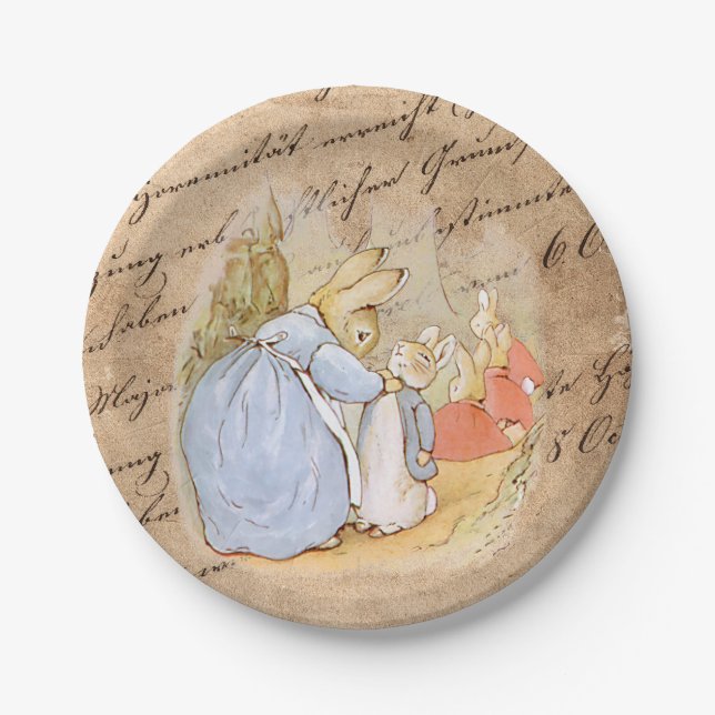Peter Rabbit (mum)  Paper Plates (Front)