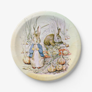Peter Rabbit Onions Paper Plates