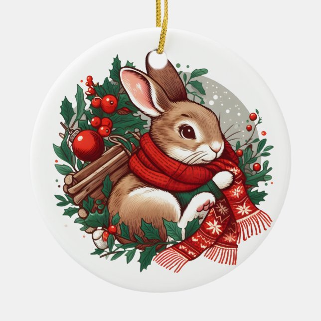 Peter Rabbit Ornament (Front)