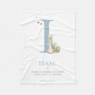 Peter Rabbit   Personalised Letter I Fleece Blanket