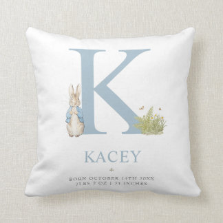 Peter Rabbit | Personalised Letter K Cushion