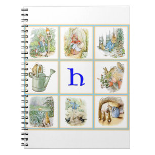 PETER RABBIT personalised with letter H Notebook