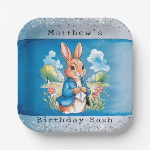 Peter Rabbit’s Garden Boy Birthday Bash Paper Plate