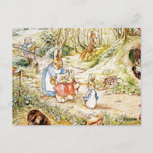 Peter Rabbit’s Neighbourhood by Beatrix Potter Postcard