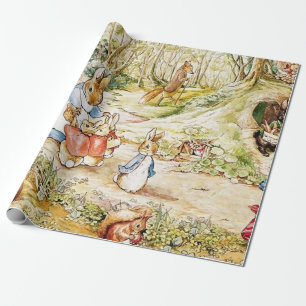 Peter Rabbit’s Neighbourhood by Beatrix Potter Wrapping Paper