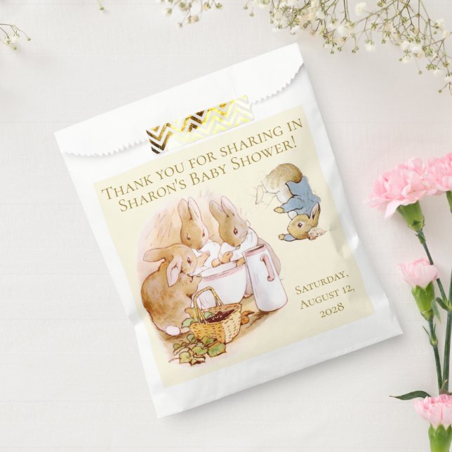 Peter Rabbit Themed Baby Shower  Favour Bag (Sealed)