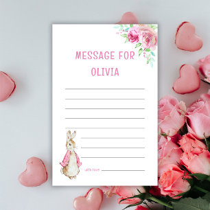 Peter rabbit   Time Capsule Message Birthday