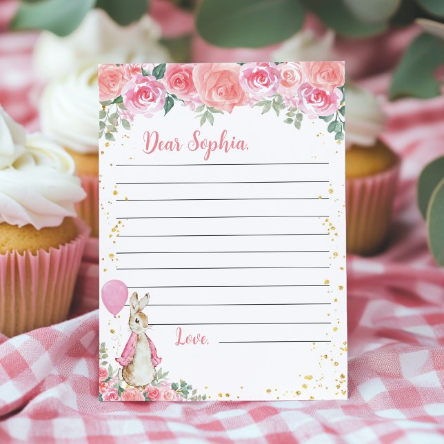 Peter Rabbit Time Capsule Note Message Card (Creator Uploaded)