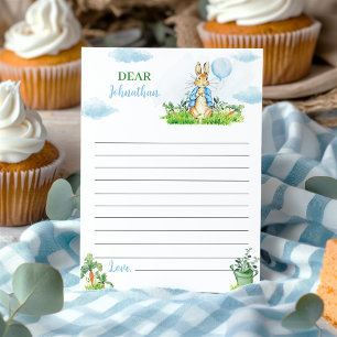 Peter Rabbit Time Capsule Note Message Card