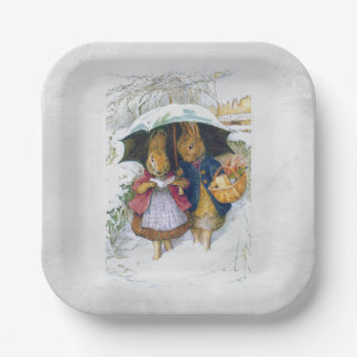 Peter Rabbit  (umbrella)  Paper Plate
