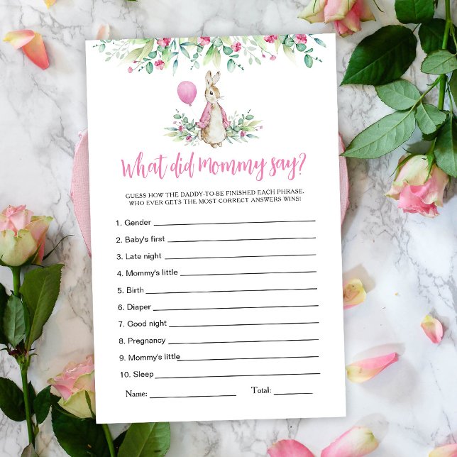 Peter Rabbit What Did Mummy Say Game (Creator Uploaded)