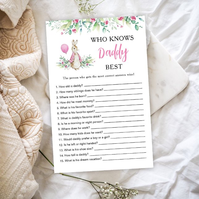 Peter Rabbit Who knows Daddy best Game (Creator Uploaded)