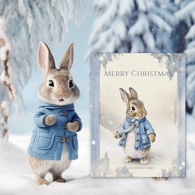Peter Rabbit's Winter Holidays Postcard (Creator Uploaded)