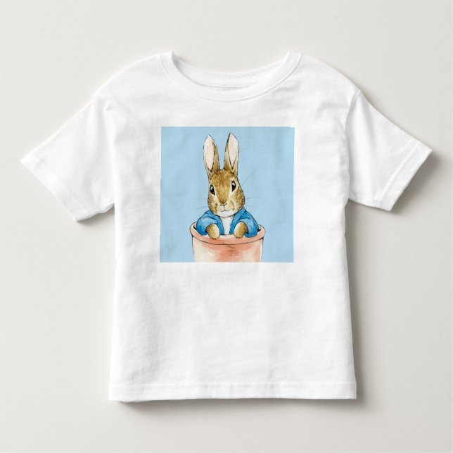 Peter Sitting in Plant Pot Toddler T-Shirt (Front)