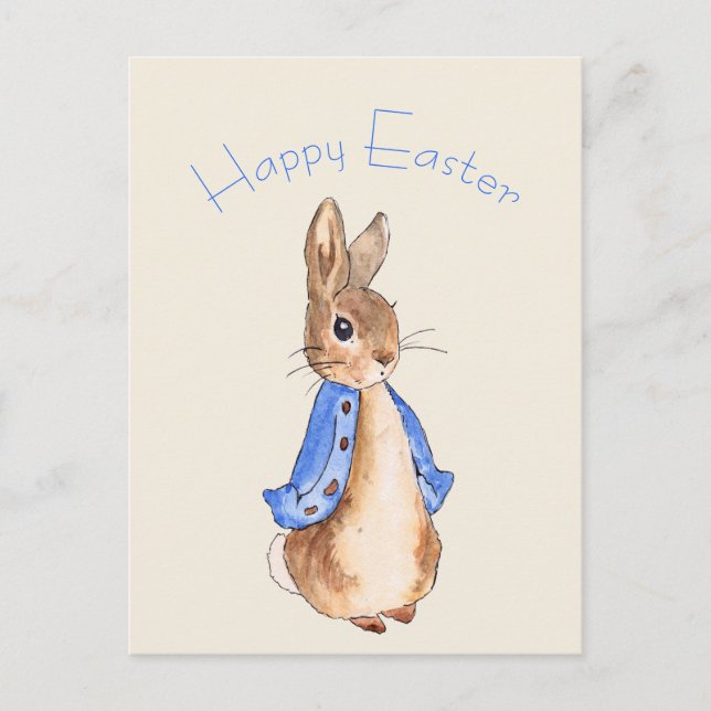 Peter the Easter bunny rabbit Postcard (Front)