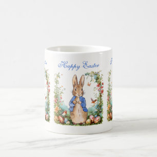 Peter the Easter Rabbit Easter Eggs Coffee Mug