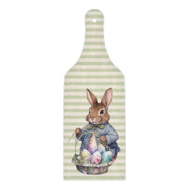 Peter the Easter Rabbit Easter Eggs  Cutting Board (Front)