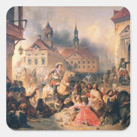 Peter the Great conquers Narva in 1704, 1859