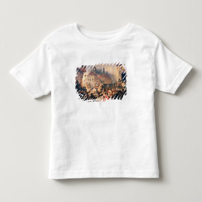 Peter the Great conquers Narva in 1704, 1859 Toddler T-Shirt (Front)
