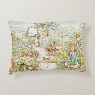 Peter the Rabbit and Jemima Puddleduck   Decorative Cushion