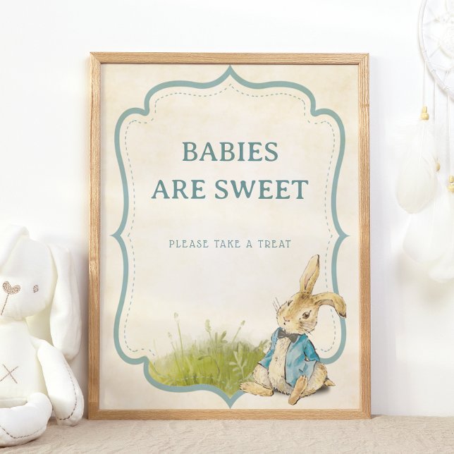 Peter The Rabbit Babies Are Sweet Take a Treat Poster (Creator Uploaded)