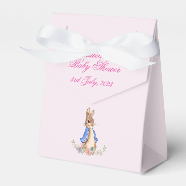 Peter the Rabbit Baby Shower Favour Box (Front Side)