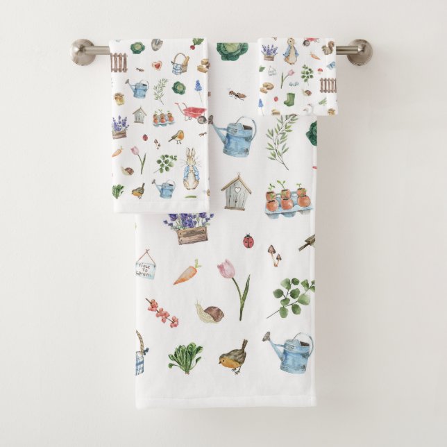 Peter the Rabbit Bath Towel Set (Insitu)