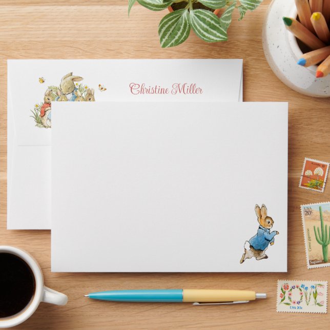 Peter the Rabbit Beatrix Potter Envelope (Desk)