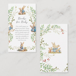 Peter the Rabbit Botanical Books for Baby  Enclosure Card