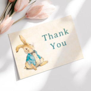 Peter The Rabbit Boy Baby Shower Thank You