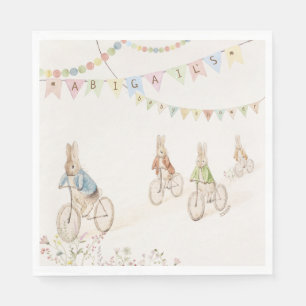 Peter the Rabbit Bunny Gender Neutral Baby Shower Napkin