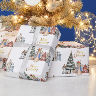Peter the Rabbit Christmas Shopping Wrapping Paper