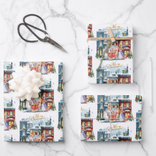 Peter the rabbit Christmas shopping Wrapping Paper Sheet