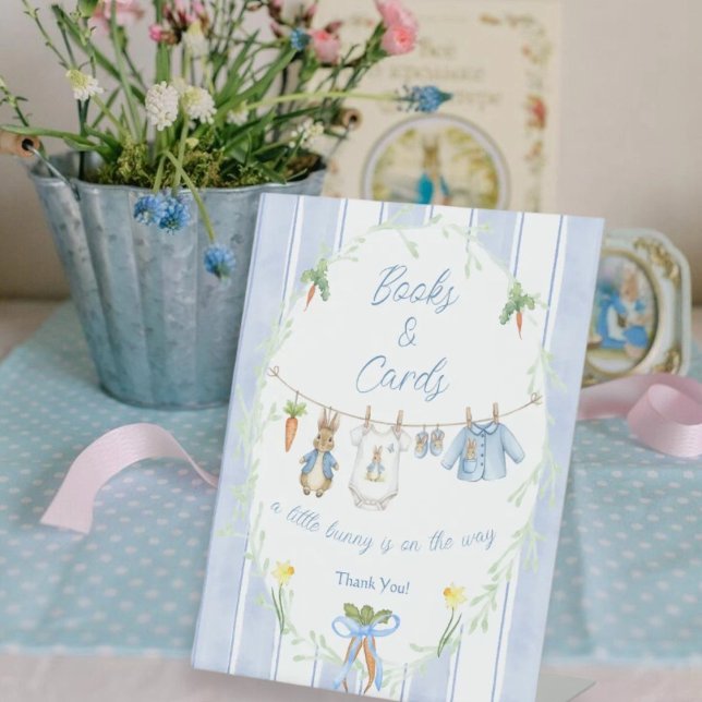 Peter the Rabbit Clothesline Books and Cards Sign (Creator Uploaded)