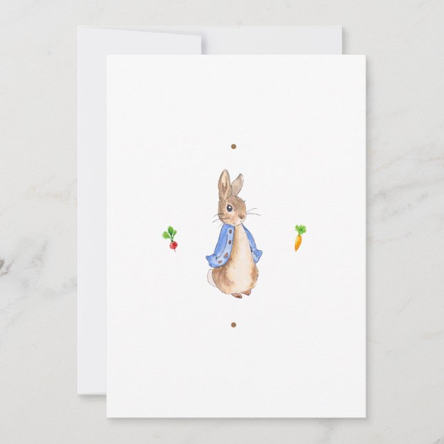 Peter the Rabbit Customisable Invitation (Front)