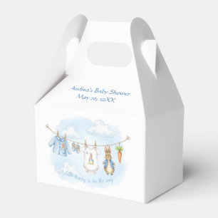 Peter the Rabbit Cute Clothesline Baby Shower   Favour Box